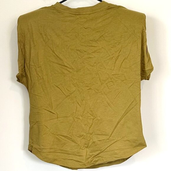 NWT Good American Strong Shoulder Tank in Golden Olive - Size 2 (Medium) - Picture 6 of 7